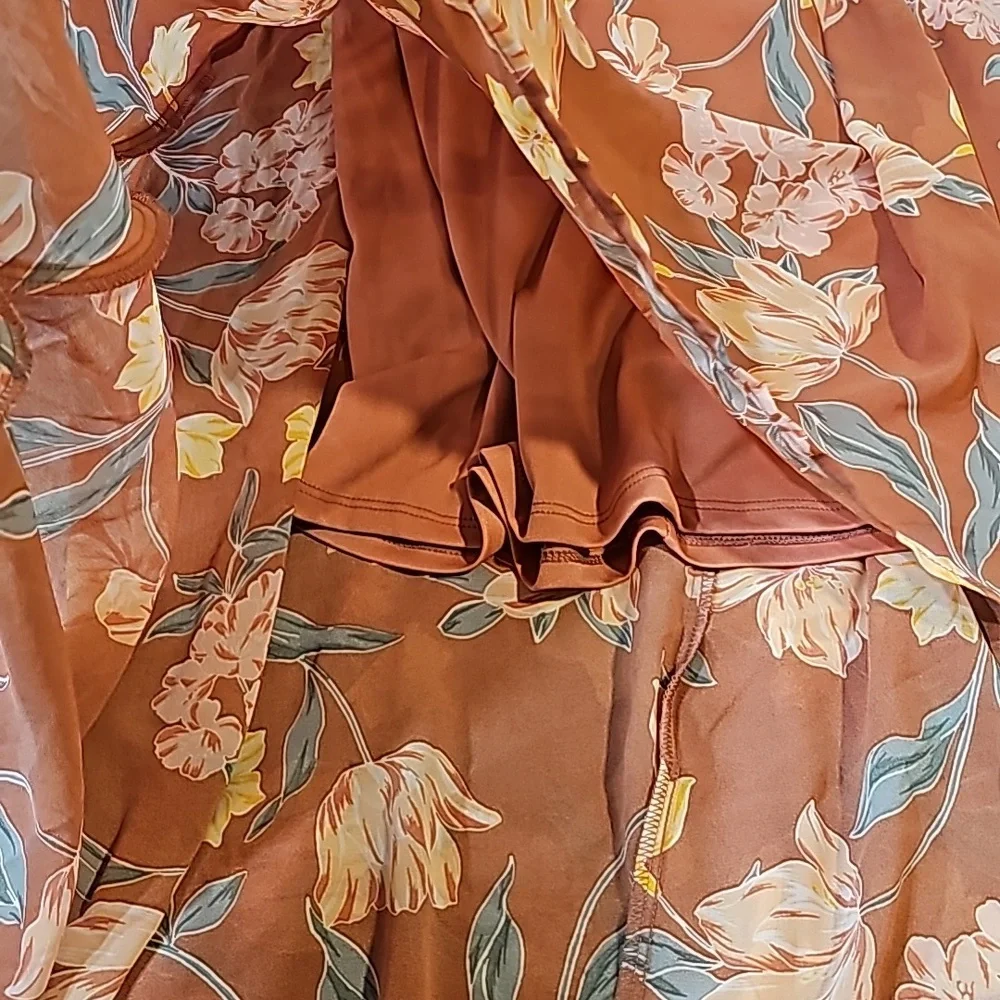 AUW floral dress S - Picture 3 of 6